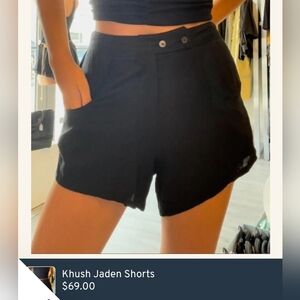 Khush Lg Jaden Black Women's Shorts